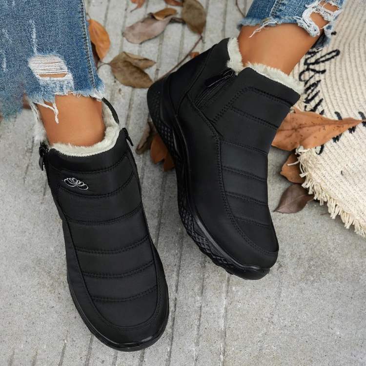 Warm Waterproof Women's Winter Boots - Fesara