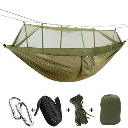 Compact Travel Hammock with Bug Net - Fesara