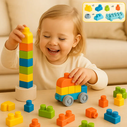 Fesara Kids Soft Educational Building Blocks