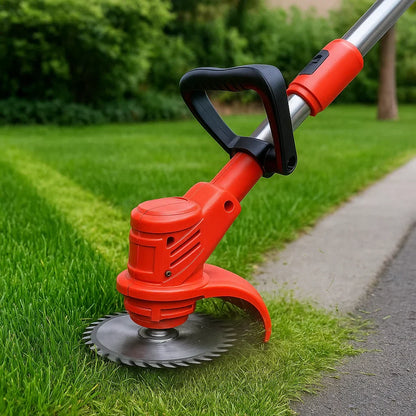 Wireless Lawn Trimmer with Adjustable Cutting Width