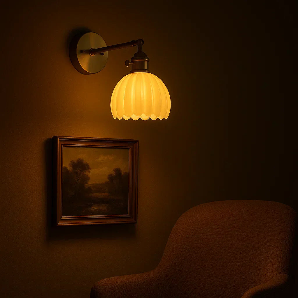 Classic Glass Wall Sconce