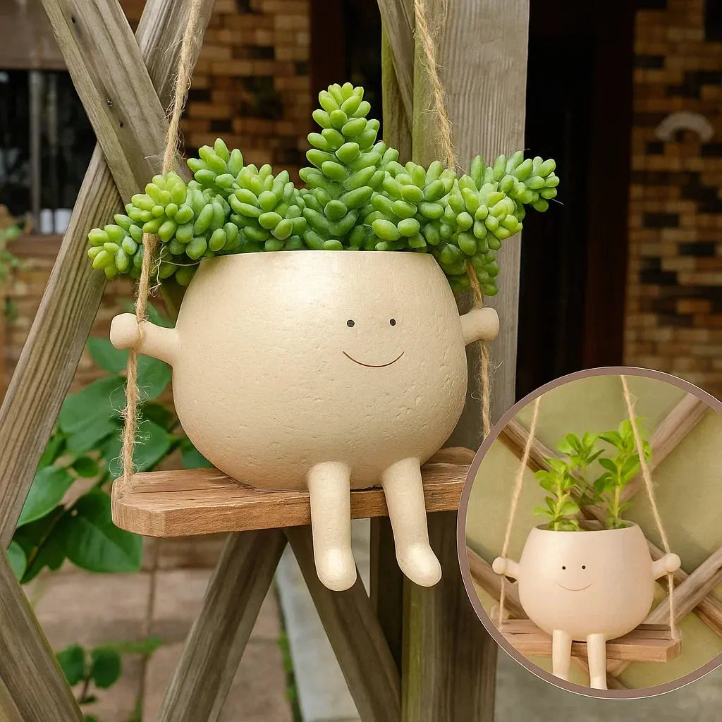 Fun Smiley Face Wall Planter - Fesara