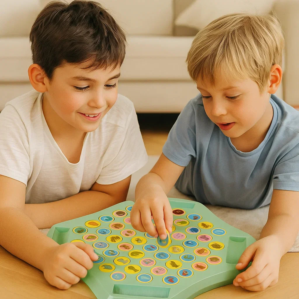 Fun Animal Matching Memory Board Game