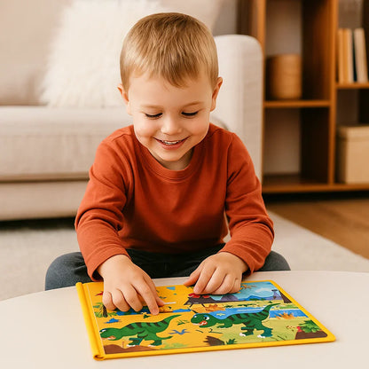 Fun Interactive Kids Puzzle Book