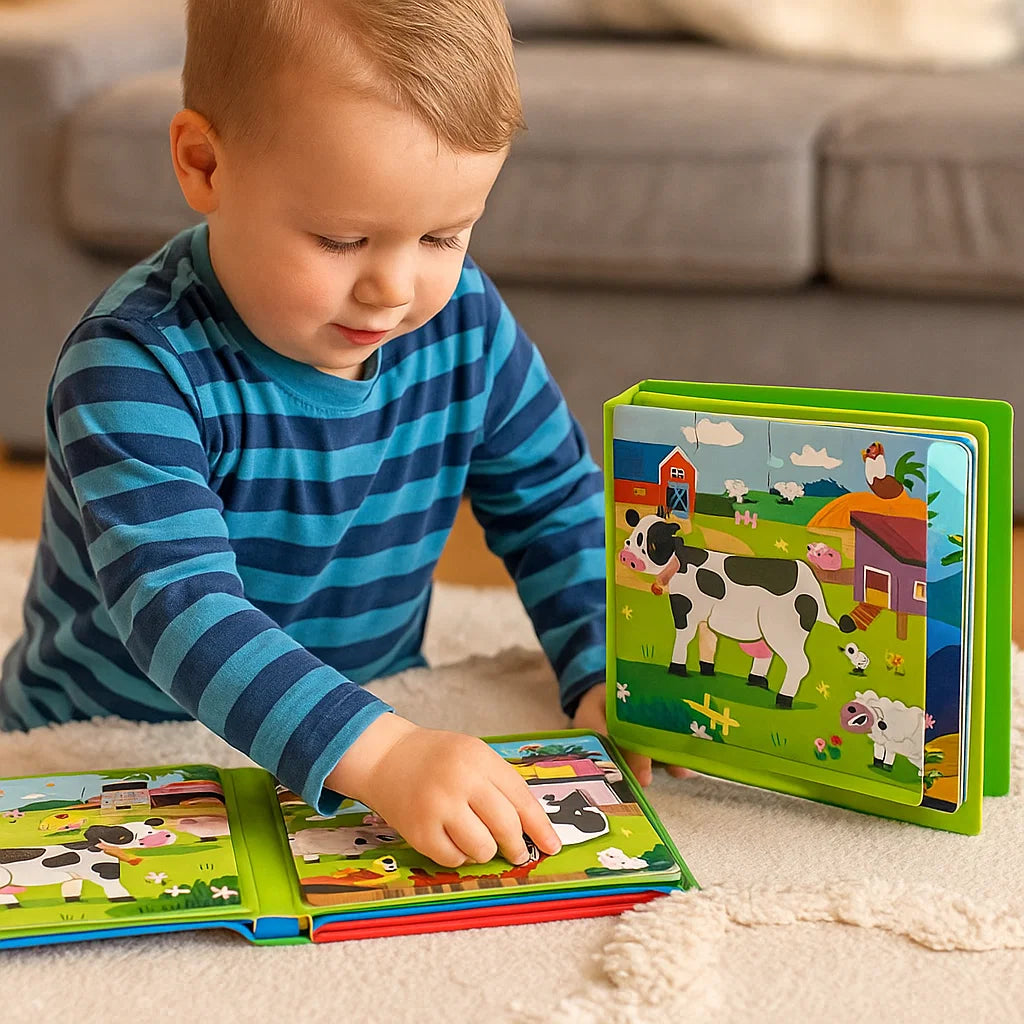 Fun Interactive Kids Puzzle Book - Fesara