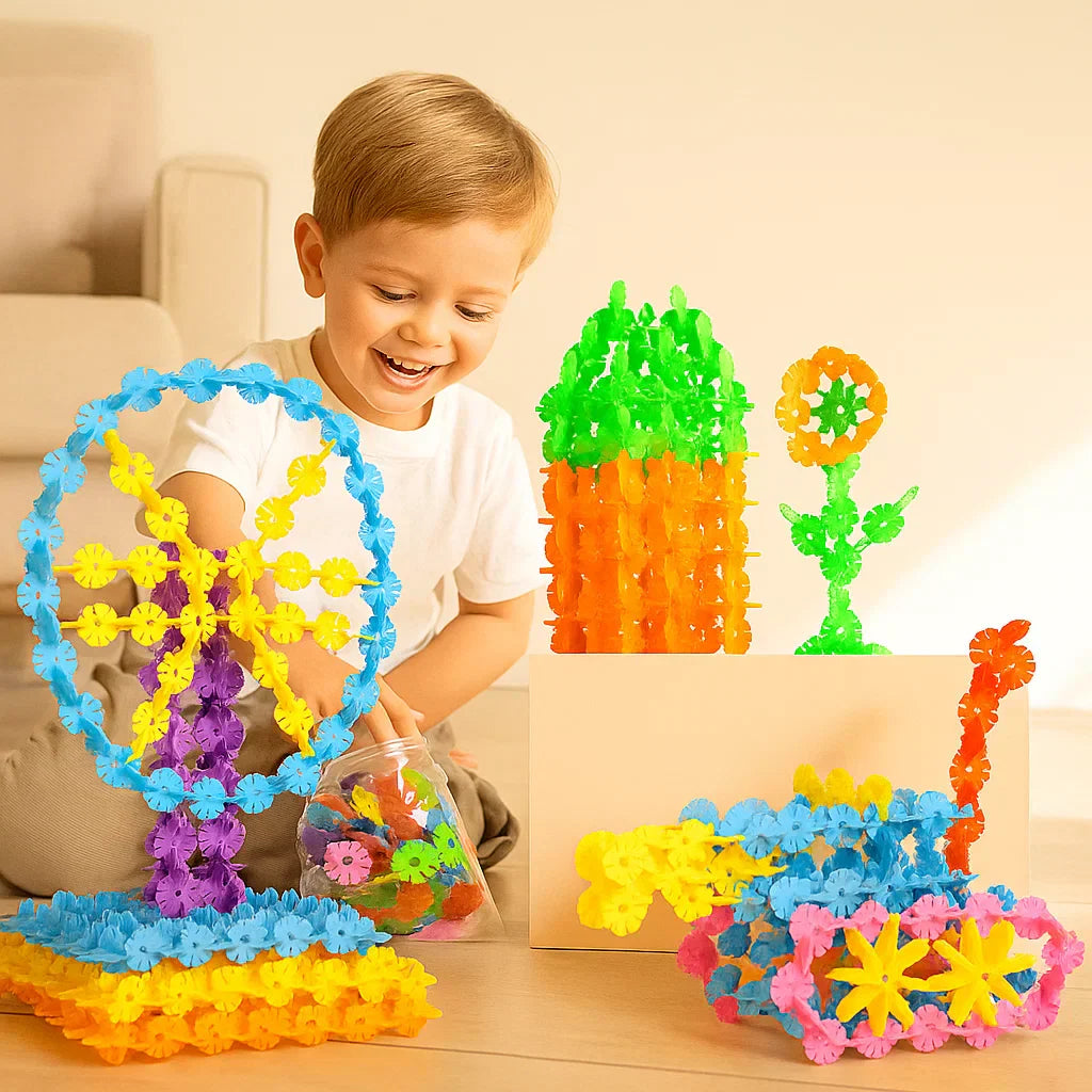 Colorful Kids Wooden Building Blocks