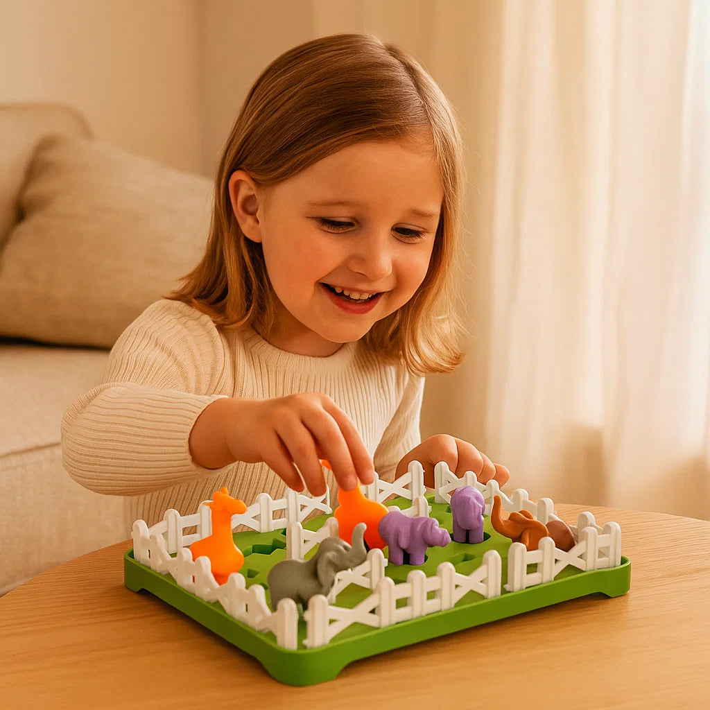 Educational Wooden Farm Animal Shape PuzzleToy