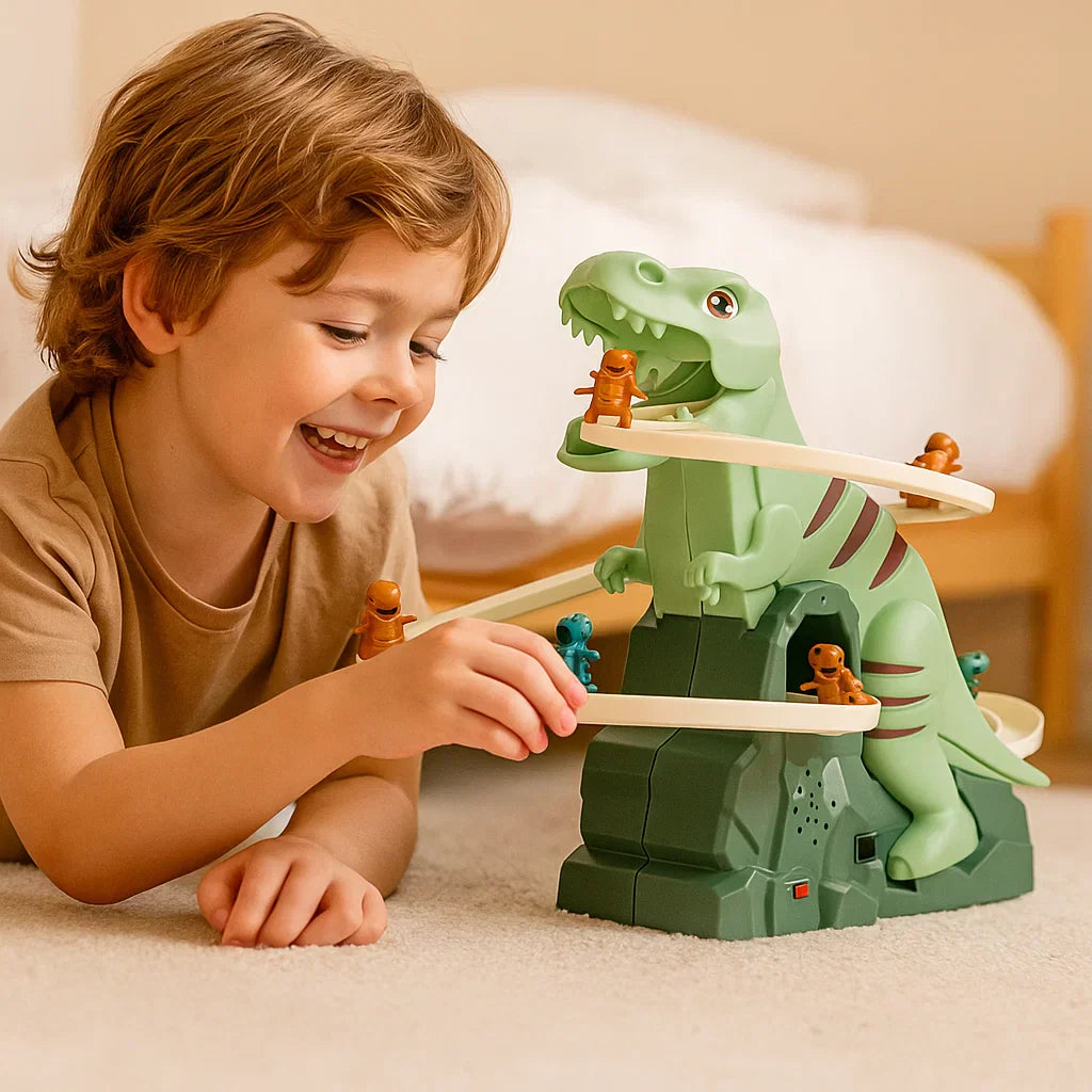 Kids Dinosaur Slide Roller Coaster Ride