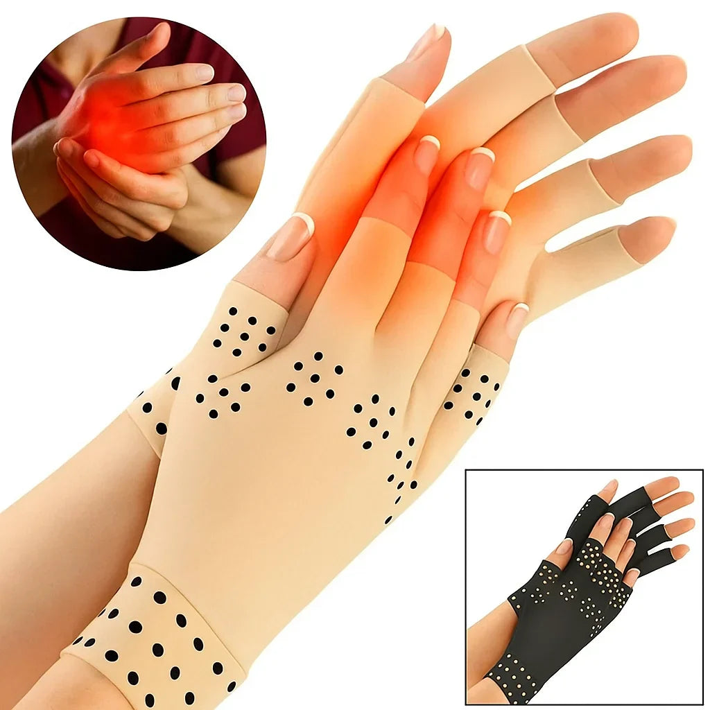 Thermal Fingerless Gloves for Arthritis Pain Relief