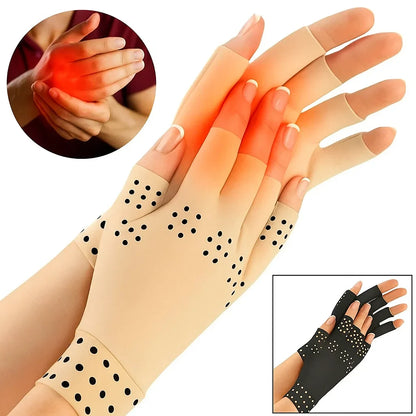 Thermal Fingerless Gloves for Arthritis Pain Relief