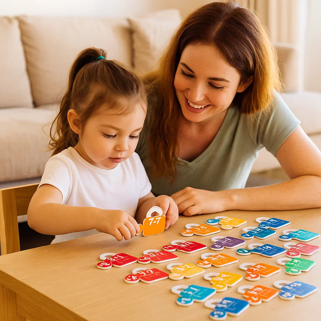 Educational Alphabet and Number Puzzle Lock Set