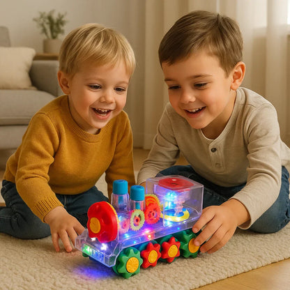 Musical LED Train Night Light Lamp