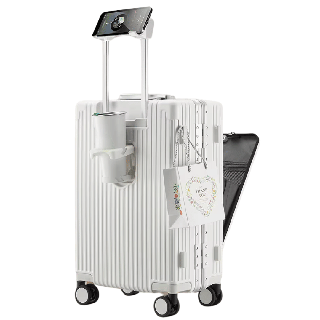 Durable Lightweight Carry-On Luggage with Laptop Pocket - Fesara