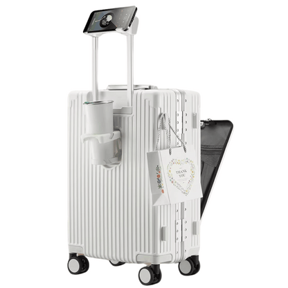 Durable Lightweight Carry-On Luggage with Laptop Pocket - Fesara