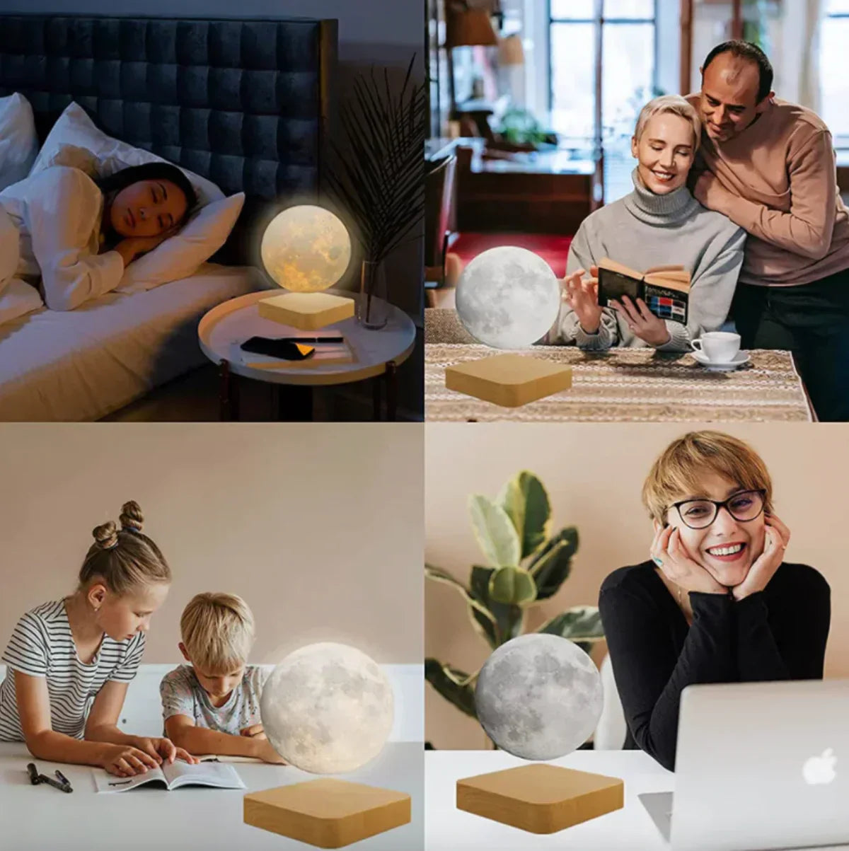 Glowing Orb Floating Moon Light