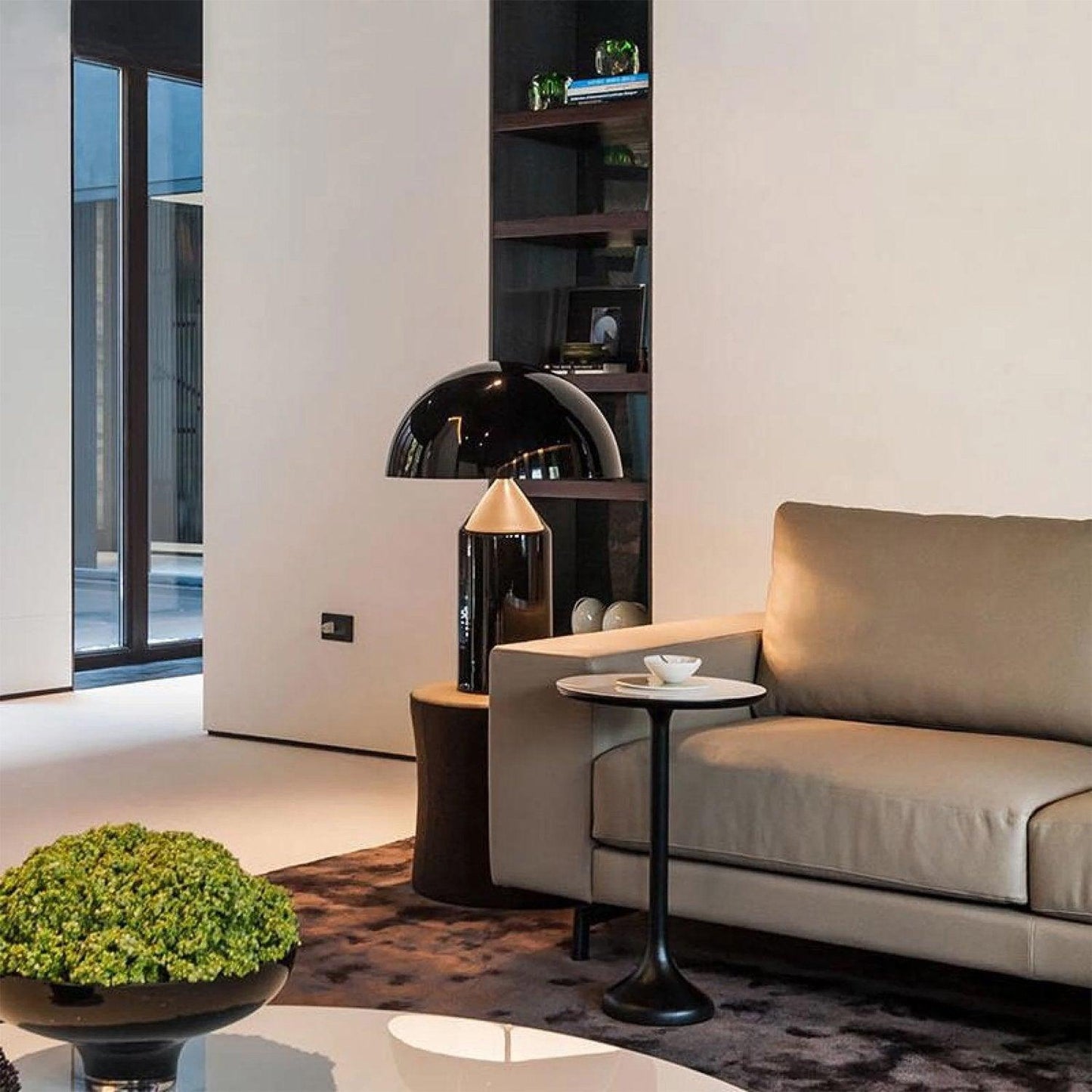 Modern Silver Table Lamp