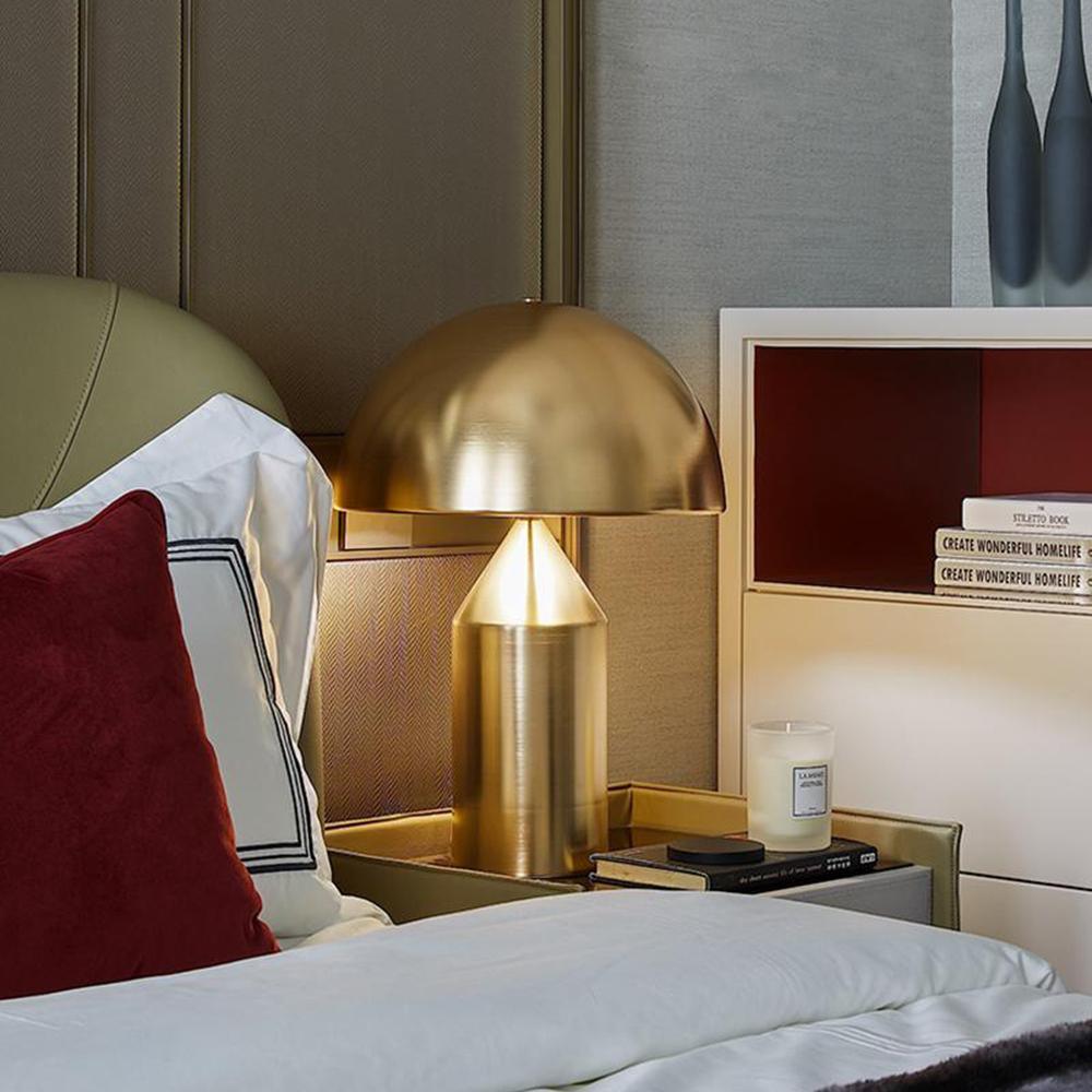 Modern Silver Table Lamp - Fesara