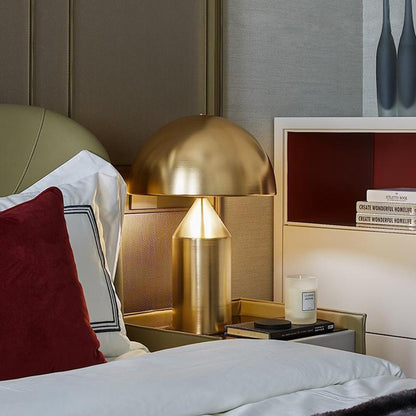 Modern Silver Table Lamp - Fesara