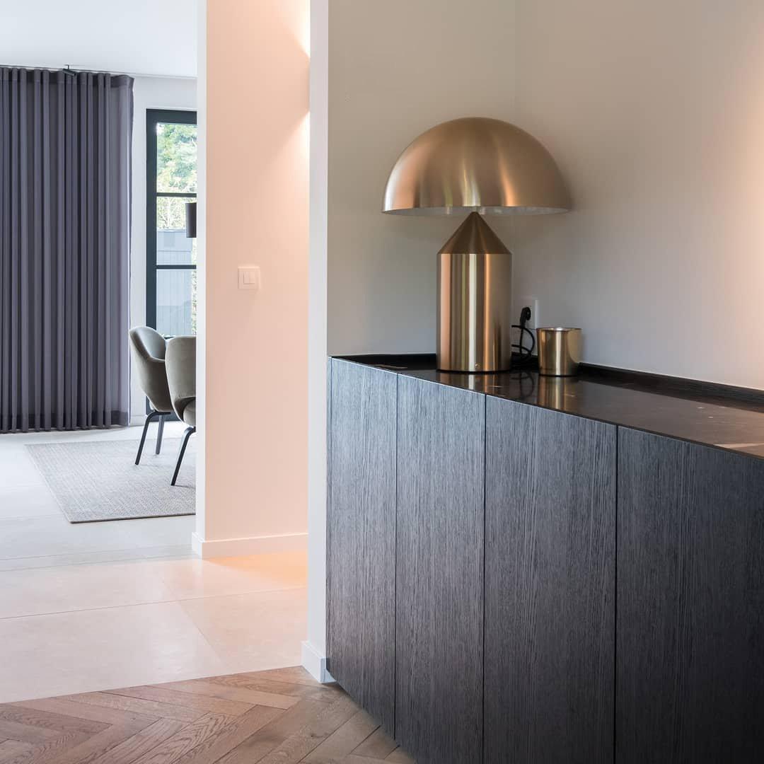 Modern Silver Table Lamp