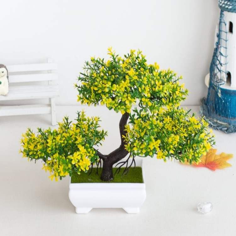 AuraBloom Decorative Bonsai Pot - Artificial Plant - Wild Eye Vision
