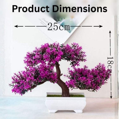 AuraBloom Decorative Bonsai Pot - Artificial Plant - Wild Eye Vision