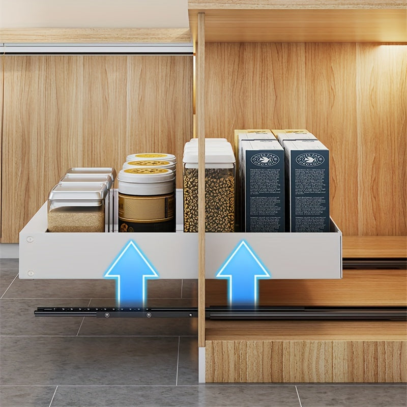 Compact Kitchen Slide Out Storage Shelf