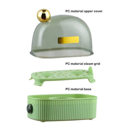Easy Electric Egg Boiler for 2-6 Eggs Fast Cooking