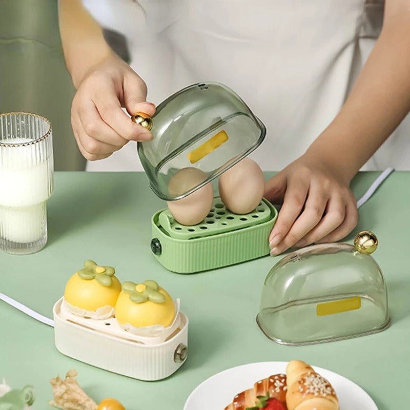 Easy Electric Egg Boiler for 2-6 Eggs Fast Cooking - Fesara