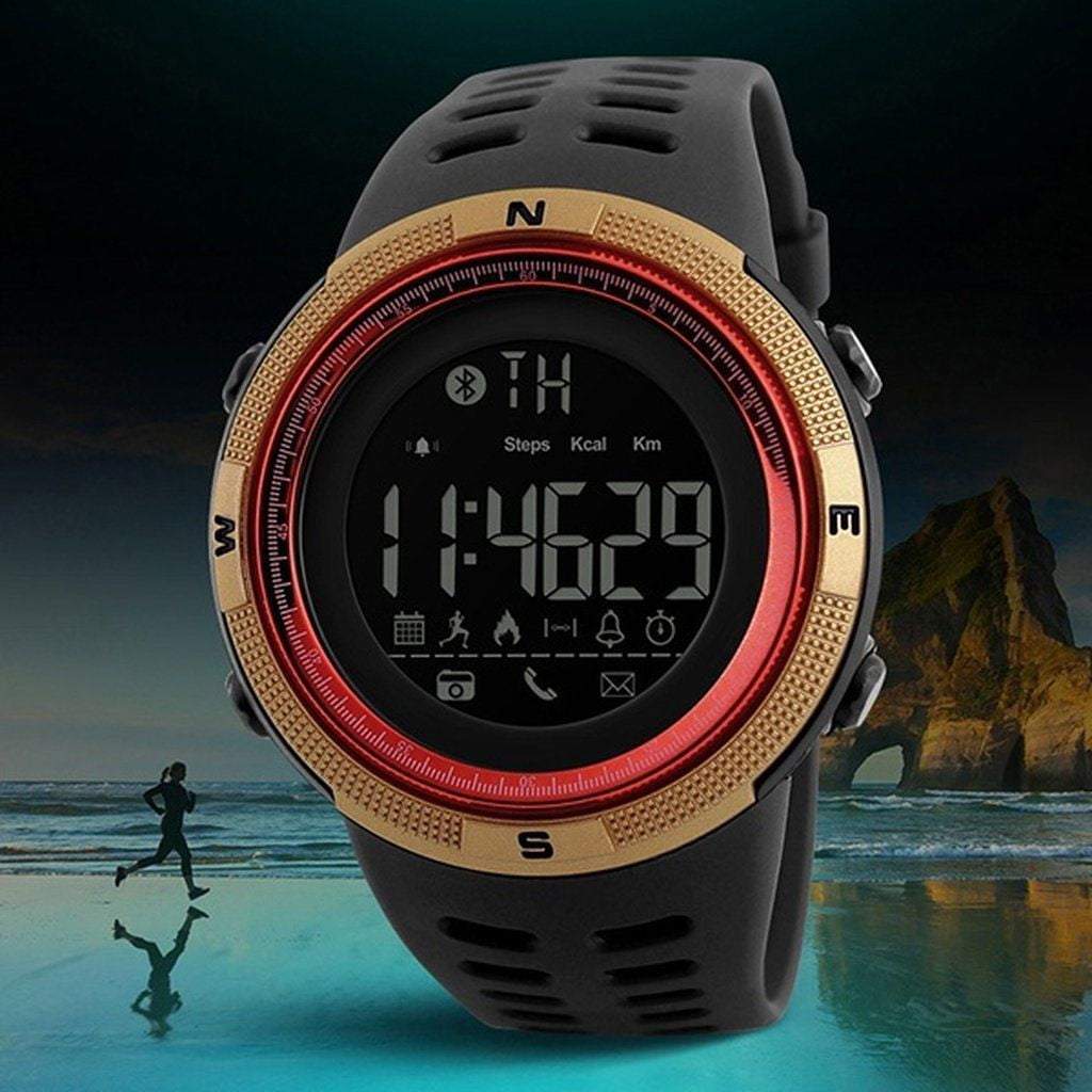 Fesara Men's Digital Fitness Tracker Watch