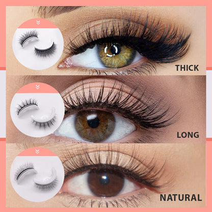 Easy to Use Reusable False Lashes - Fesara
