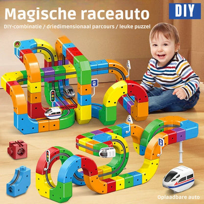Fun Kids Magnetic Building Track Set
