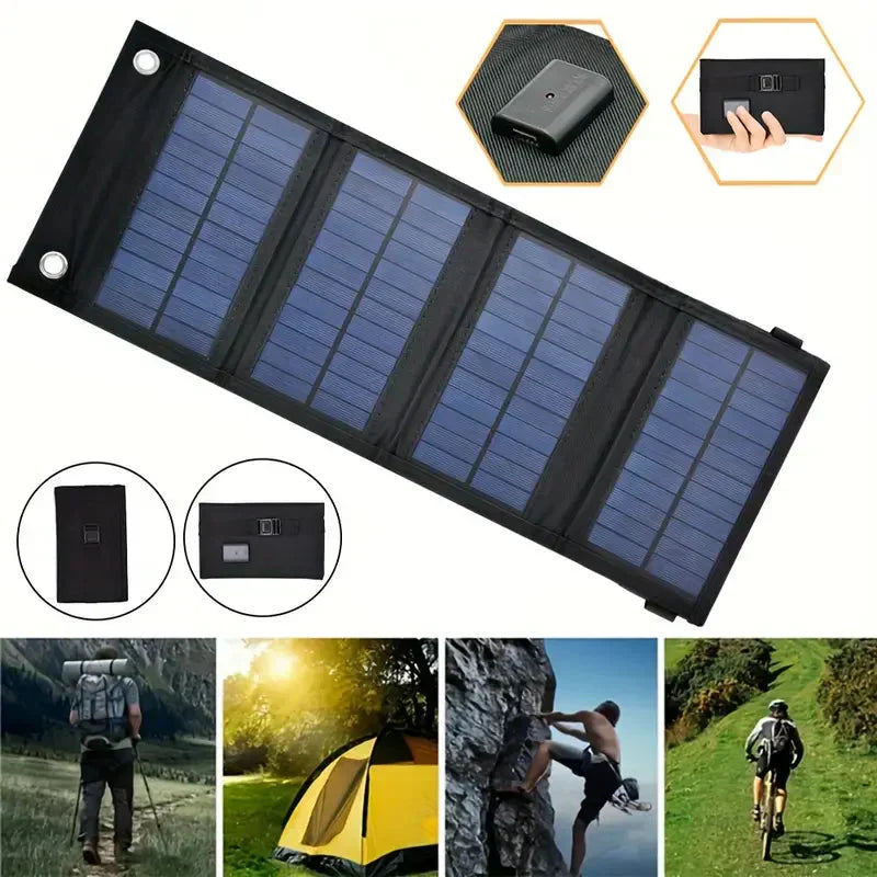 Compact Solar Portable Charger - Fesara
