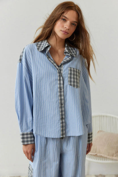 Cozy 2-Piece Cotton Pajama Set - Fesara