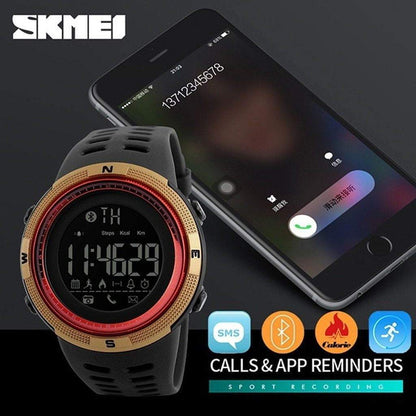 Fesara Men's Digital Fitness Tracker Watch