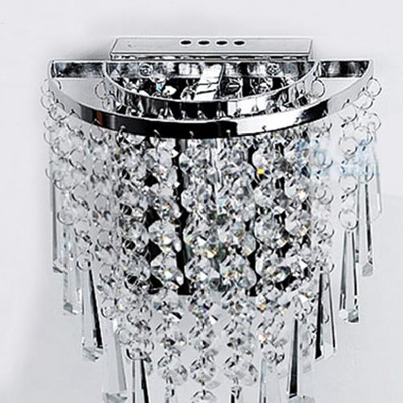 Luxury Glass Drop Crystal Wall Lights