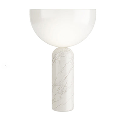 Elegant Marble Table Lamp with Gold Details
