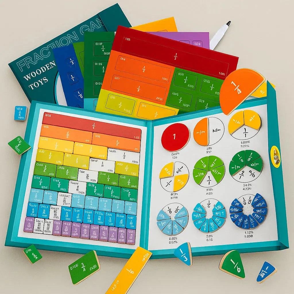 Fun Math Fraction Learning Tool - Fesara