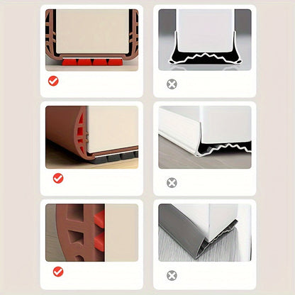 Soft Touch Adjustable Door Draft Blocker