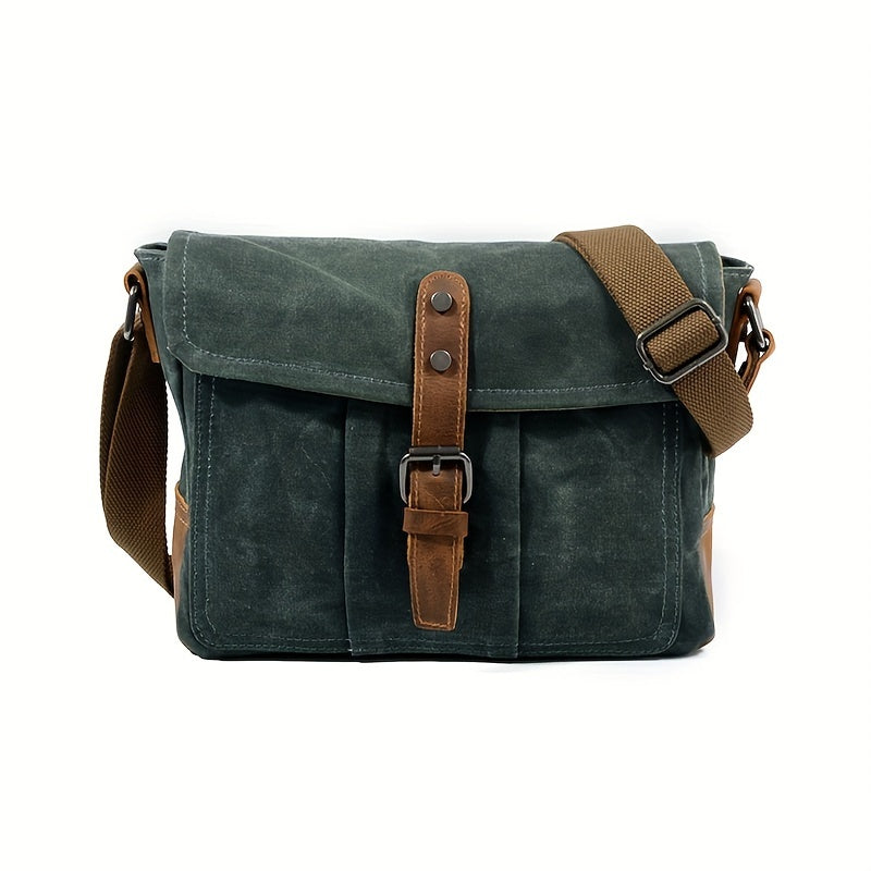 Vintage Style Canvas Crossbody Bag