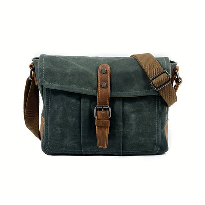 Vintage Style Canvas Crossbody Bag
