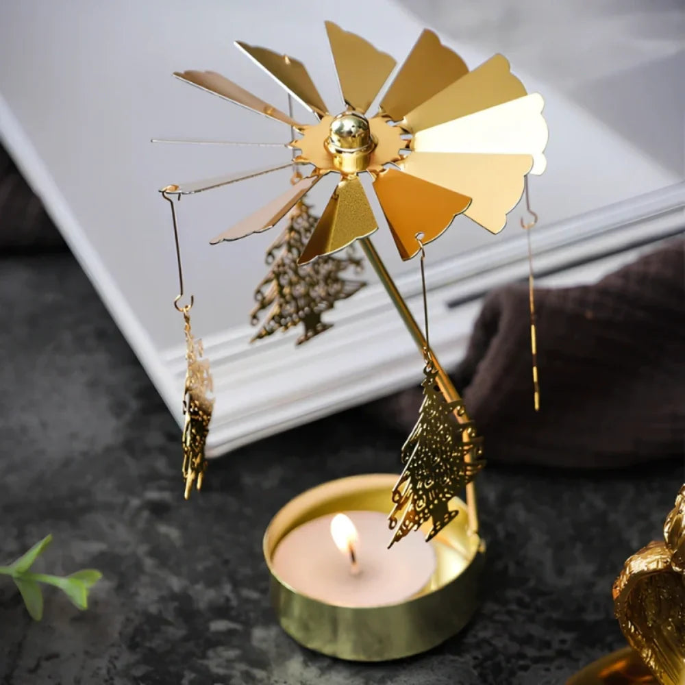 Rotating Candle Display Holder