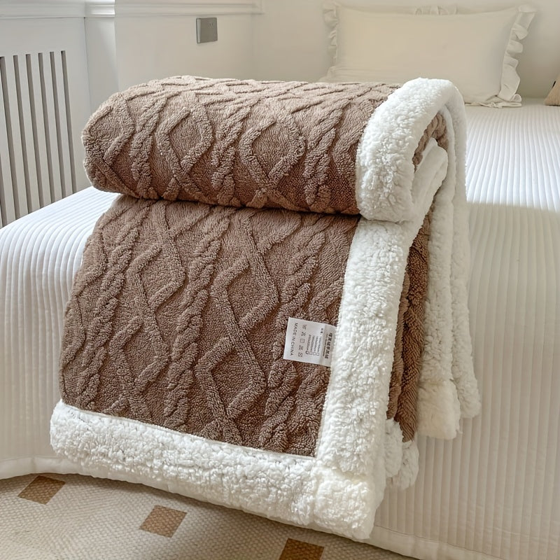 Cozy Soft Plush Throw Blanket for Home Decor