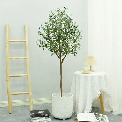 Realistic Artificial Olive Tree Decor