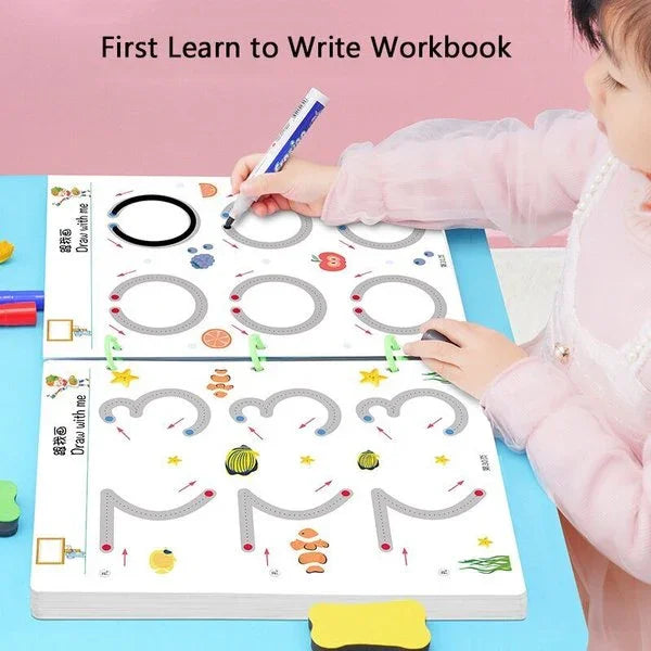 Fun Kids Activity Book for Learning and Drawing