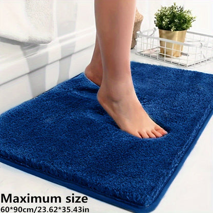 Plush Bathroom Mat - Ultra Soft Non Slip Bath Rug
