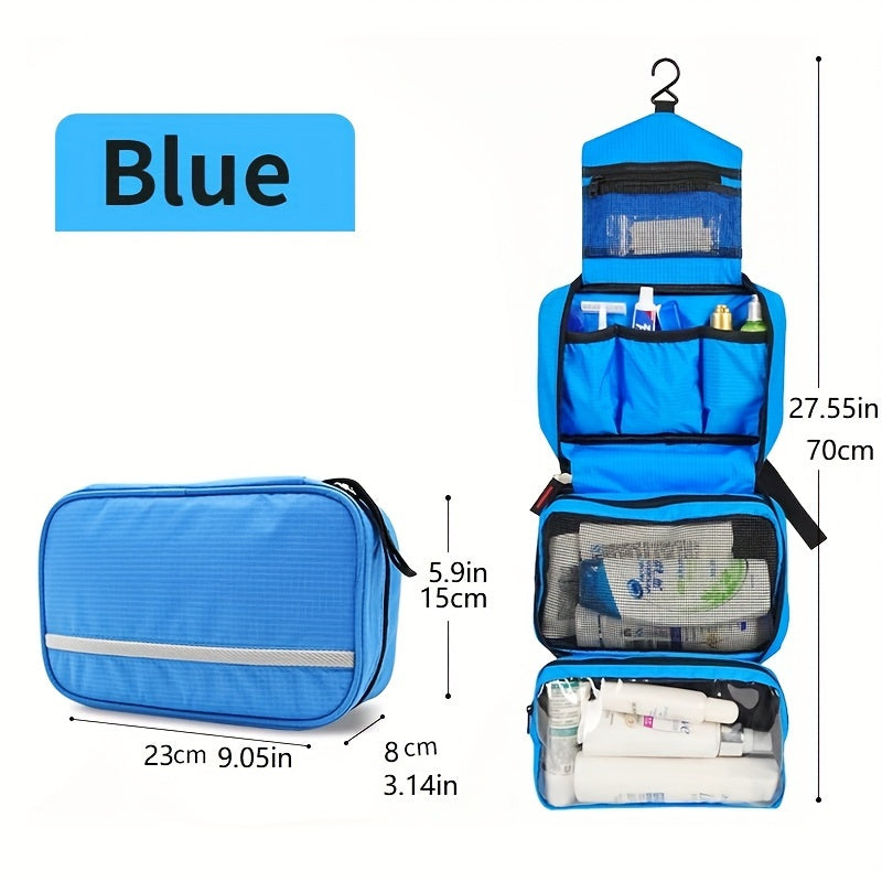 Portable Travel Toiletry Bag - Hanging Bathroom Storage