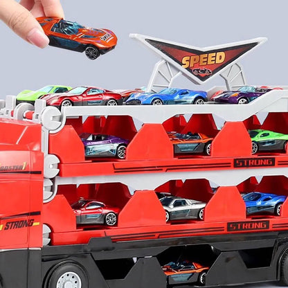 Portable 2 in 1 Folding Car Track Set