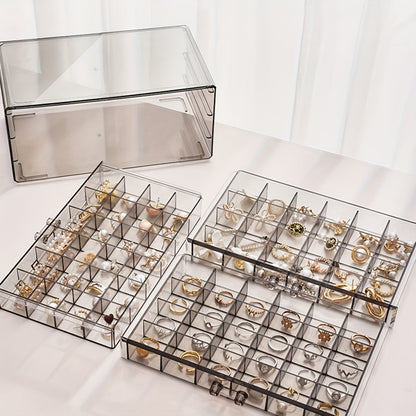 Premium Jewelry Box with 72 Storage Compartments