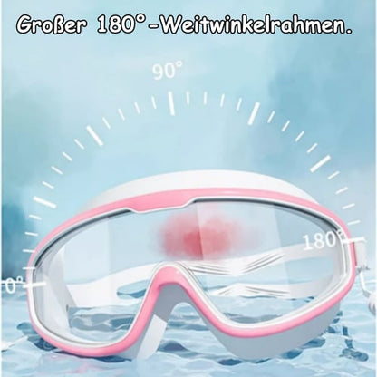 Kids Swimming Goggles with Large Frames and Anti Fog