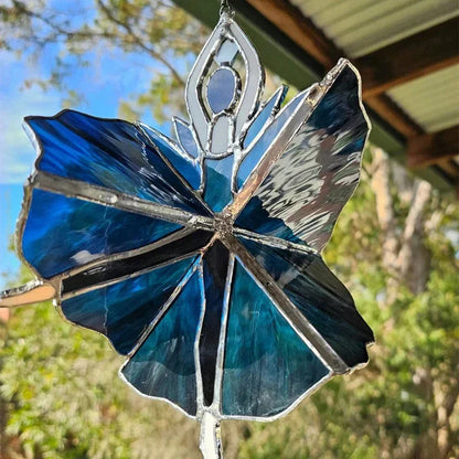 Colorful Handmade Glass Top Spinner - Fesara